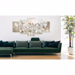 Tableau Fleurs Queen of Winter - PD11012-200-100