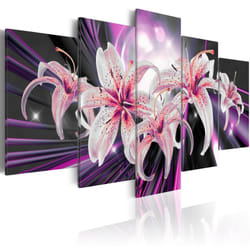 Tableau Fleurs Violet Inspiration - PD11015-200-100