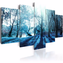 Planete Discount PD9799-200-100, Forêt, Noir, Bleu, Blanc, Panneaux MDF, 2000 mm, 20 mm, 1000 mm