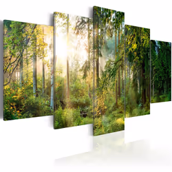 Planete Discount PD9808-200-100, Forêt, Marron, Vert, Jaune, Panneaux MDF, 2000 mm, 20 mm, 1000 mm