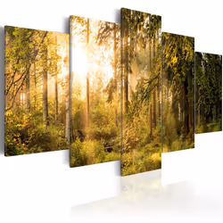 Planete Discount PD9809-200-100, Forêt, Marron, Vert, Jaune, Panneaux MDF, 2000 mm, 20 mm, 1000 mm