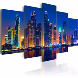 Planete Discount PD12072-200-100, Villes du monde, Bleu, Vert, Jaune, Panneaux MDF, 2000 mm, 20 mm, 1000 mm