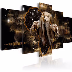Planete Discount PD11987-200-100, Animaux, Noir, Marron, Or, Panneaux MDF, 2000 mm, 20 mm, 1000 mm