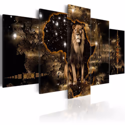 Planete Discount PD11988-200-100, Animaux, Noir, Marron, Or, Panneaux MDF, 2000 mm, 20 mm, 1000 mm