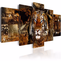Planete Discount PD8178-200-100, Chats, Marron, Or, Blanc, Panneaux MDF, 2000 mm, 20 mm, 1000 mm