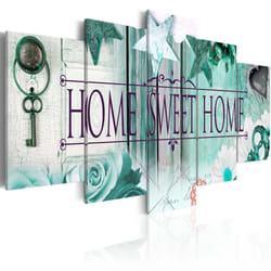 Tableau Vintage Key on the emerald background - PD12313-200-100