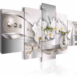 Planete Discount PD8658-200-100, Fleurs et plantes, Marron, Gris, Blanc, Jaune, Panneaux MDF, 2000 mm, 20 mm, 1000 mm