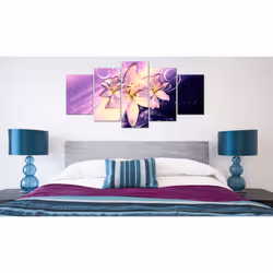 Tableau Fleurs Purple Galaxy - PD11029-200-100
