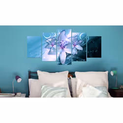 Tableau Fleurs Sapphire Nights - PD11030-200-100