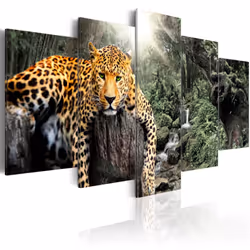 Planete Discount PD8188-200-100, Animaux divers, Marron, Vert, Orange, Jaune, Panneaux MDF, 2000 mm, 20 mm, 1000 mm