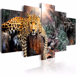 Planete Discount PD8189-200-100, Animaux divers, Marron, Vert, Orange, Violet, Panneaux MDF, 2000 mm, 20 mm, 1000 mm