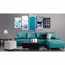 Tableau Vintage Retro Home - PD12315-200-100