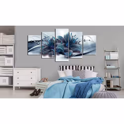 Tableau Fleurs Blue Lily - PD11046-200-100