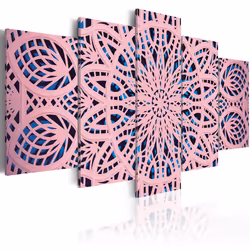 Planete Discount PD12491-200-100, Bleu, Rose, Panneaux MDF, 2000 mm, 20 mm, 1000 mm