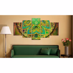 Tableau Zen Mandala: Green Energy - PD12494-200-100