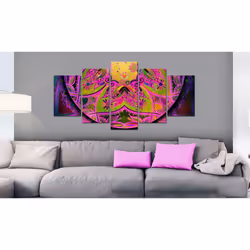 Tableau Zen Mandala: Pink Power - PD12496-200-100