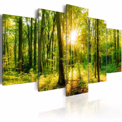 Planete Discount PD9822-200-100, Forêt, Marron, Vert, Jaune, Panneaux MDF, 2000 mm, 20 mm, 1000 mm