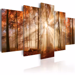 Planete Discount PD9823-200-100, Forêt, Marron, Orange, Jaune, Panneaux MDF, 2000 mm, 20 mm, 1000 mm