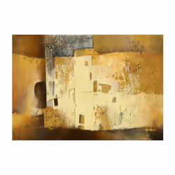 Planete Discount PD13007-100-70 papier-peint Papier peint non tissé Jaune