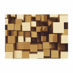 Planete Discount PD12911-300-210 papier-peint Papier peint non tissé Jaune