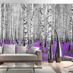 Planete Discount PD14297-250-175 papier-peint Papier peint non tissé Noir, Violet, Blanc