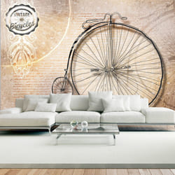 Papier peint intissé Vintage et Retro Vintage bicycles - sepia - PD15024-400-280
