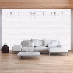 Planete Discount PD14758-400-280, Papier peint non tissé, Gris, Blanc, Gris, Blanc, 120 g/m², Home, sweet home - wall, 4000 m ...