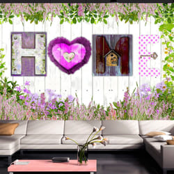 Papier peint intissé Fonds et Dessins Heather seclusion - PD13776-400-280