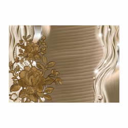 Planete Discount PD13777-200-140 papier-peint Papier peint non tissé Beige, Crème, Or