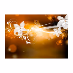 Papier peint intissé Fonds et Dessins Snow flower - PD13778-400-280