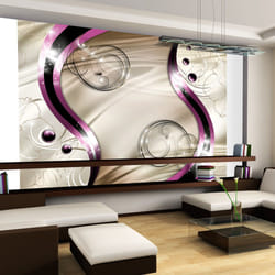 Papier peint intissé Fonds et Dessins Satin inspiration - PD13779-400-280