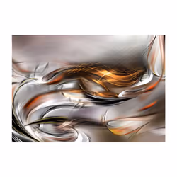 Planete Discount PD13011-100-70 papier-peint Papier peint non tissé Beige, Noir, Or, Gris