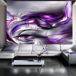 Papier peint intissé Abstractions Tourbillons pourpre - PD13012-400-280