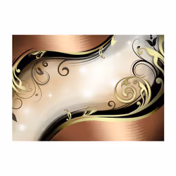 Papier peint intissé Fonds et Dessins Golden glow - PD13783-400-280