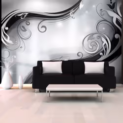 Planete Discount PD13790-400-280, Papier peint non tissé, Noir, Gris, Blanc, Noir Et Blanc, Gris, 120 g/m², Grey wall, 4000 m ...