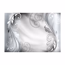 Papier peint intissé Fonds et Dessins Silver ornament - PD13792-400-280