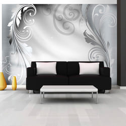 Planete Discount PD13792-150-105 papier-peint Papier peint non tissé Gris, Argent, Blanc