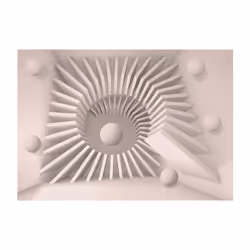 Planete Discount PD12916-200-140 papier-peint Papier peint non tissé Beige