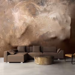 Planete Discount PD14585-400-280, Papier peint non tissé, Beige, Beige, 120 g/m², The warmth of your hand, 4000 mm