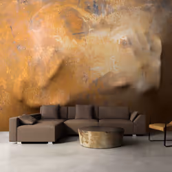 Planete Discount PD14587-400-280, Papier peint non tissé, Beige, Orange, Beige, Orange, 120 g/m², Touch, 4000 mm
