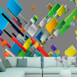 Papier peint intissé Abstractions Color puzzle - PD13028-400-280