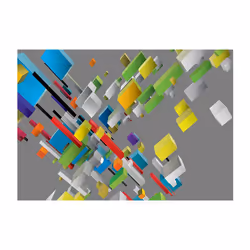 Papier peint intissé Abstractions Color puzzle - PD13028-400-280