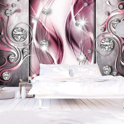 Papier peint intissé Abstractions Pink and Diamonds - PD13043-400-280