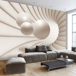 Planete Discount PD12923-100-70 papier-peint Papier peint non tissé Beige