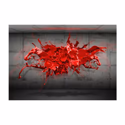 Planete Discount PD13057-100-70 papier-peint Papier peint non tissé Noir, Gris, Rouge
