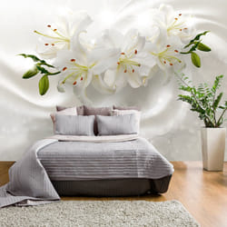 Planete Discount PD13453-200-140 papier-peint Papier peint non tissé Crème, Vert, Gris, Blanc