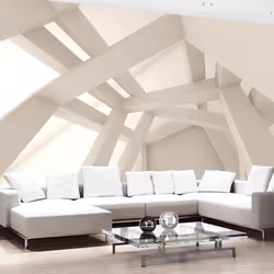 Planete Discount PD14796-400-280, Papier peint non tissé, Crème, Crème, 120 g/m², Creamy Creation, 4000 mm