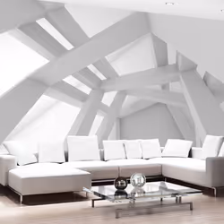 Planete Discount PD14797-400-280, Papier peint non tissé, Blanc, Blanc, 120 g/m², White Construction, 4000 mm