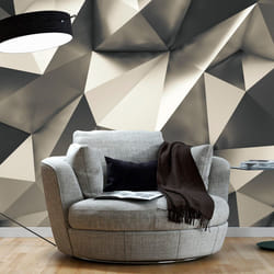 Papier peint intissé Abstractions Cosmic Silver - PD13077-400-280
