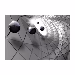 Papier peint intissé Abstractions Steel Illusion - PD13082-400-280